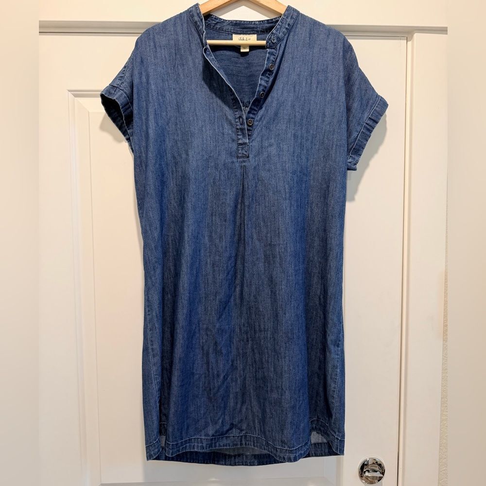 Style & Co. Dark Blue Denim Dress